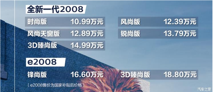 售10.99万起 全新漂后2008家族正式上市